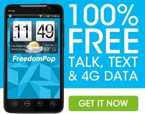 FreedomPop Free Talk Text and 4G LTE Data