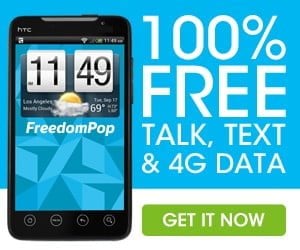 FreedomPop Free Talk Text and 4G LTE Data
