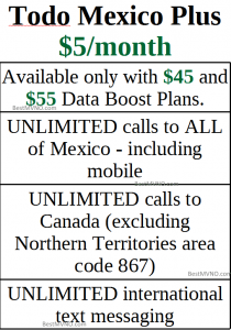 Boost Mobile Todo Plus Internationa Rate Plans