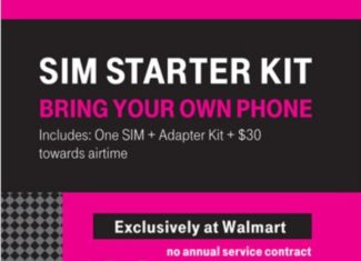 T-Mobile $30 month prepaid starter kit