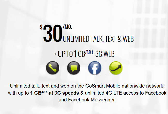 GoSmart Mobile $30 Plan