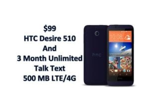 HTC Desire 510 on RingPlus