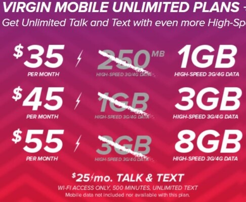 Virgin Mobile Unlimited Plans