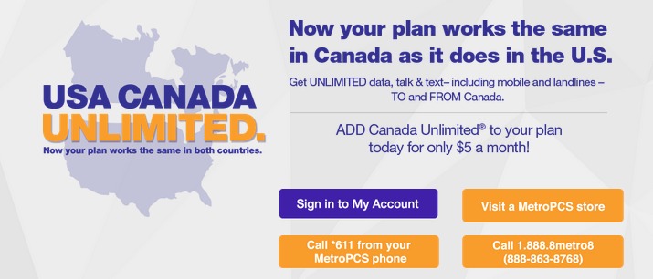 MetroPCS Launches North America Unlimited: Talk, Text and Data While in  Canada or Mexico - BestMVNO