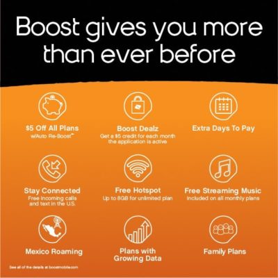 boost family plan 4 lines
