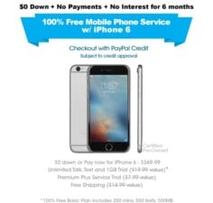 FreedomPop iPhone 6 Sale