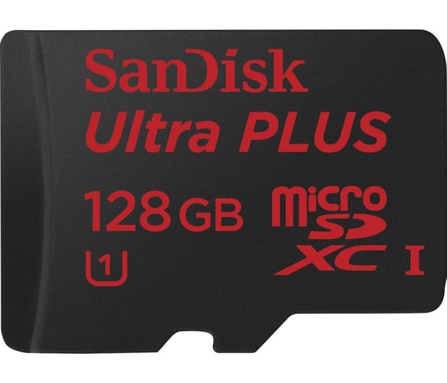 SanDisk 128 GB Ultra Plus MicroSDXC card sale at Best Buy