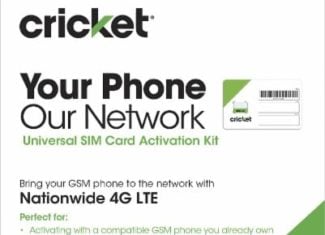 Cricket Wireless SIM Card and airtime refill sale