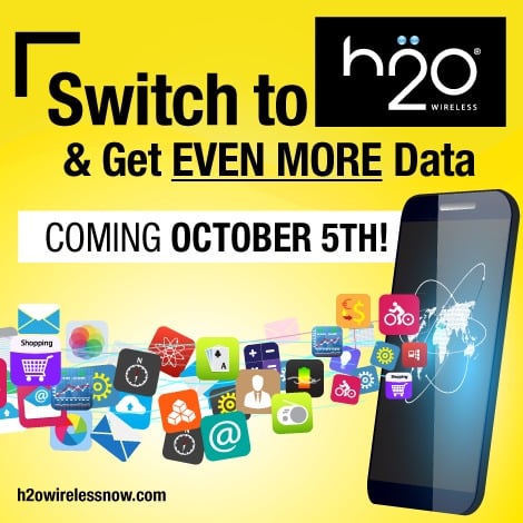 H2O Updates Wireless Plans With More Data. 1 GB For $30