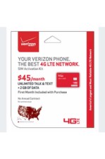 Verizon 4G SIM Activation Kit Sale