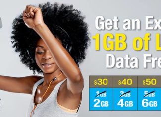 H2O Wireless Promotion Get 1 GB More Data
