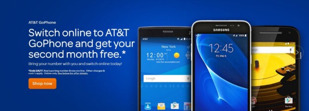 ATT GoPhone Promotion Free Month Of Service