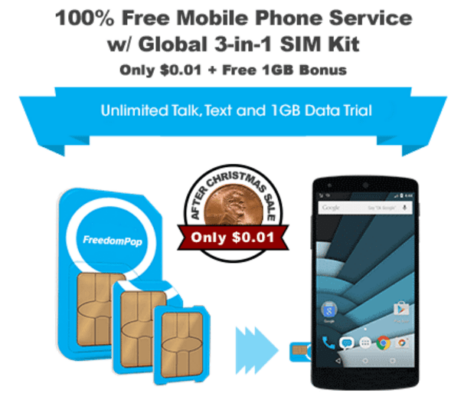 FreedomPop Global SIM Plan