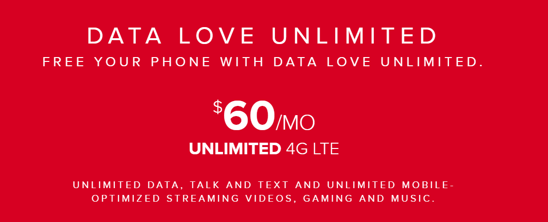 Virgin Mobile Data Love Unlimited