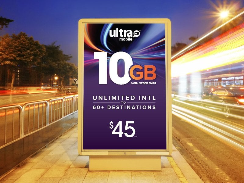 Ultra Mobile 10GB of Data