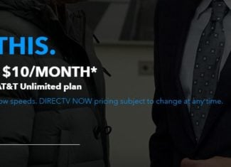 ATT Offering 25 dollars off of DirecTV Now with wireless subscription