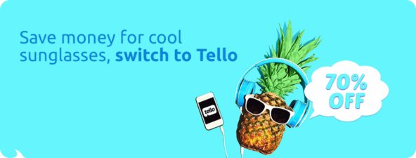 Tello Offering 70% Off To New Subscribers With Code 2HOT