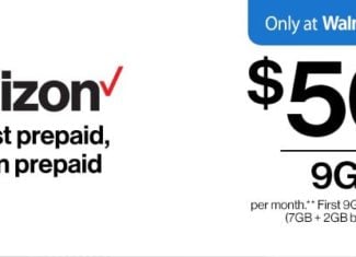 Select Verizon Prepaid Plans Include Bonus Data From Walmart