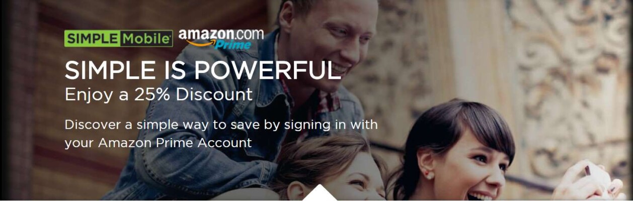 Simple Mobile Offers Discount To Amazon Prime Members