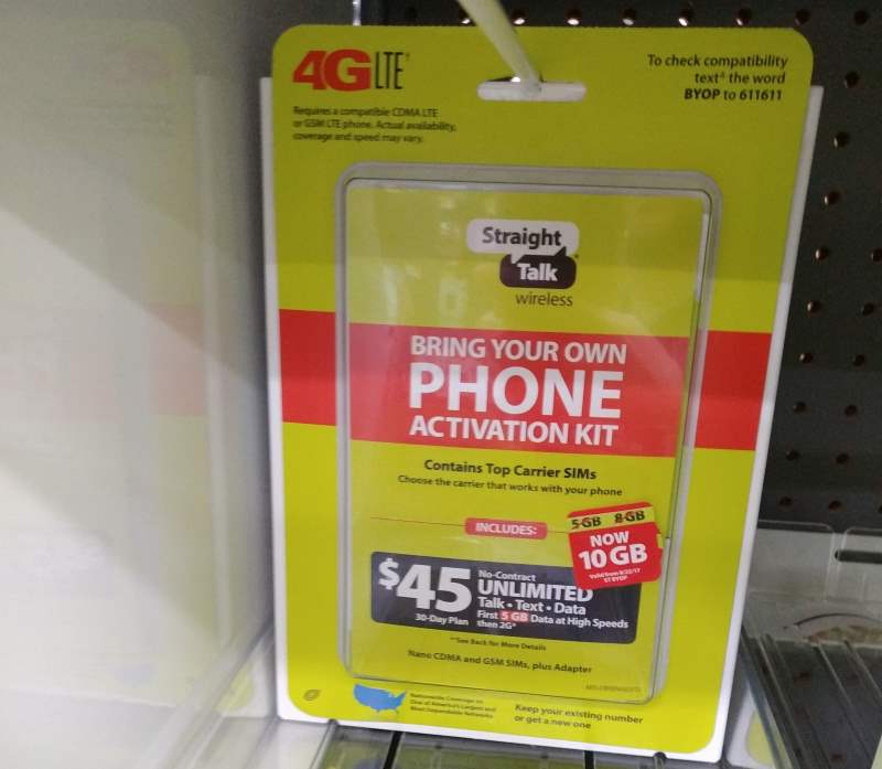 straight talk sim card kit