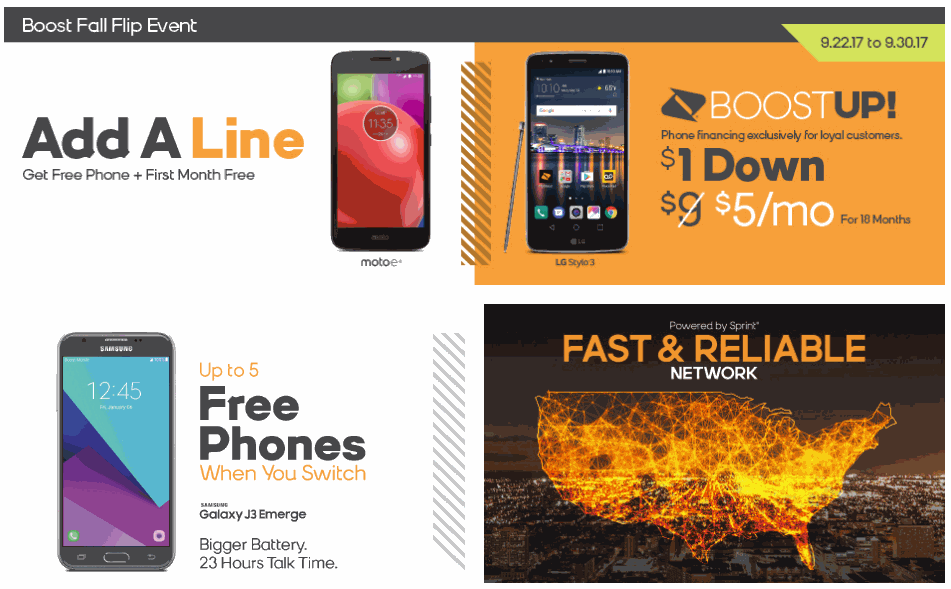 Boost Mobile Fall Flip Event