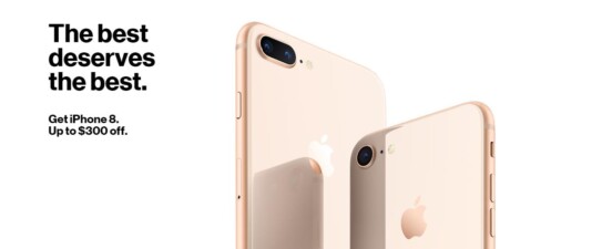 Verizon Wireless Get Up To $300 Dollars Off An iPhone 8