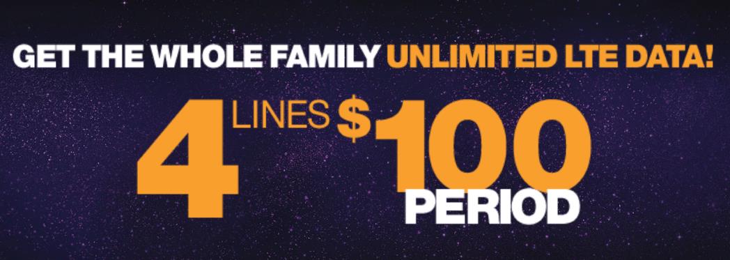MetroPCS Offers Four Unlimited Lines For $100/Month