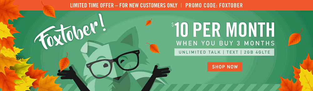 Mint SIM Foxtober Promo