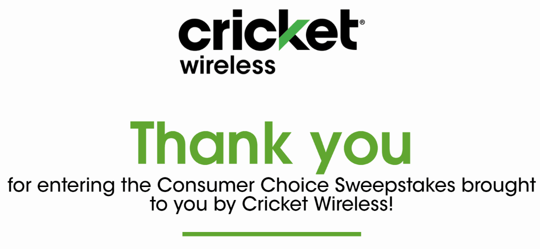 Cricket Wireless November 2017 Giveaway Sweepstakes