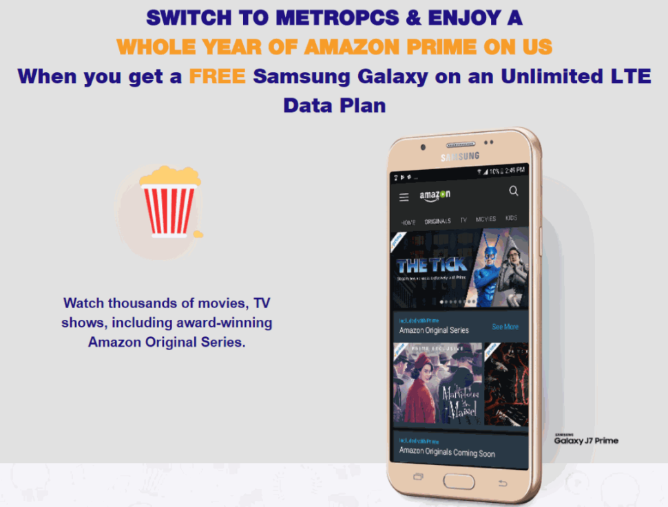 MetroPCS Switchers To Get Free Year Of Amazon Prime And A Free Phone