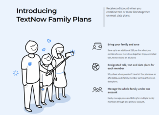 TextNow Introduces Family Plan Discounts
