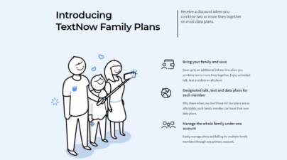 TextNow Introduces Family Plan Discounts