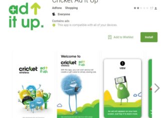 Cricket Ad It Up Rewards Program
