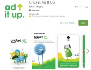 Cricket Ad It Up Rewards Program