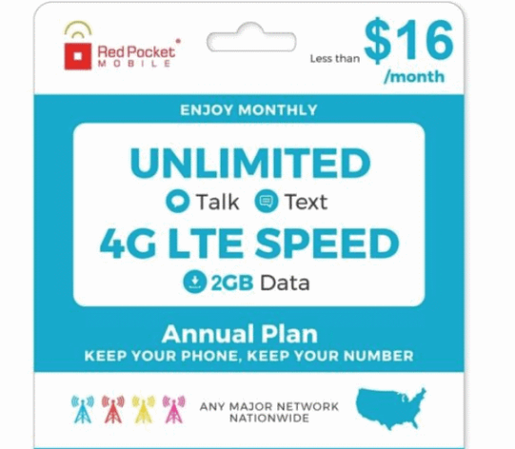 Red Pocket Mobile's 15 Phone Plan With 2GB Of Data Is A Steal But It