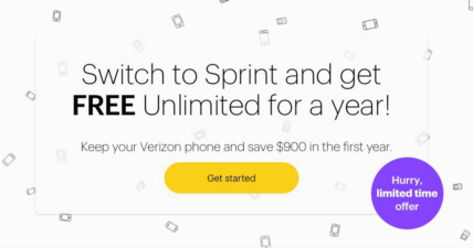 Sprint's First Major Promotion Of 2018 Is For 1 Free Year Of Unlimited Data