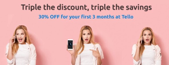 Triple The Discount Triple The Savings Get 30 Percent Off From Tello