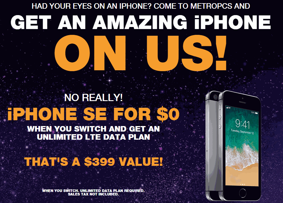 MetroPCS Get An Amazing iPhone On US Promotion