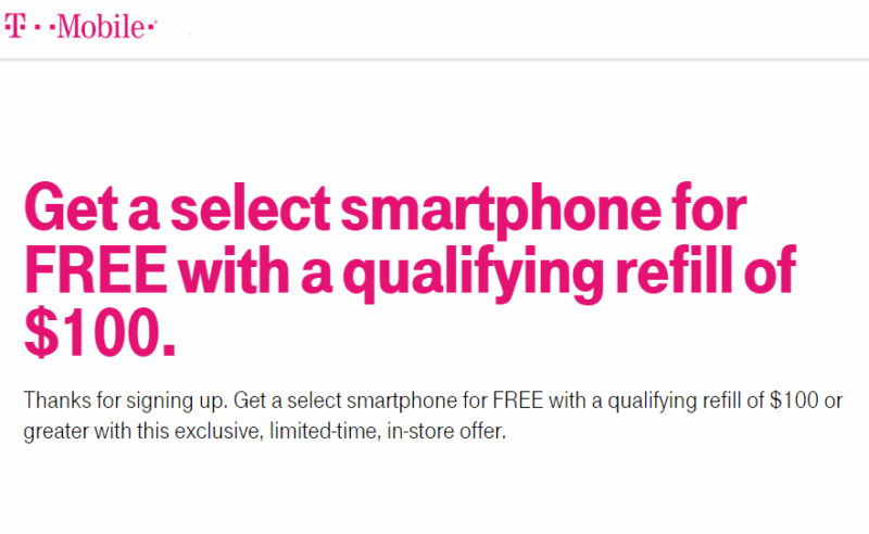 free gift card with cell phone purchase t mobile