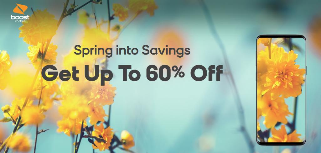 Boost Mobile Spring Into Savings Sale
