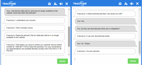 TracFone Discontinues Online Sale Of Data Only Add-On's