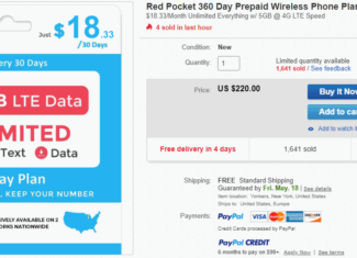 Red Pocket Mobile eBay Plan On Sale With 5GB Of Data For 18-Month