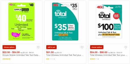 Save Ten Percent At Target On Select Prepaid Wireless Refill Cards