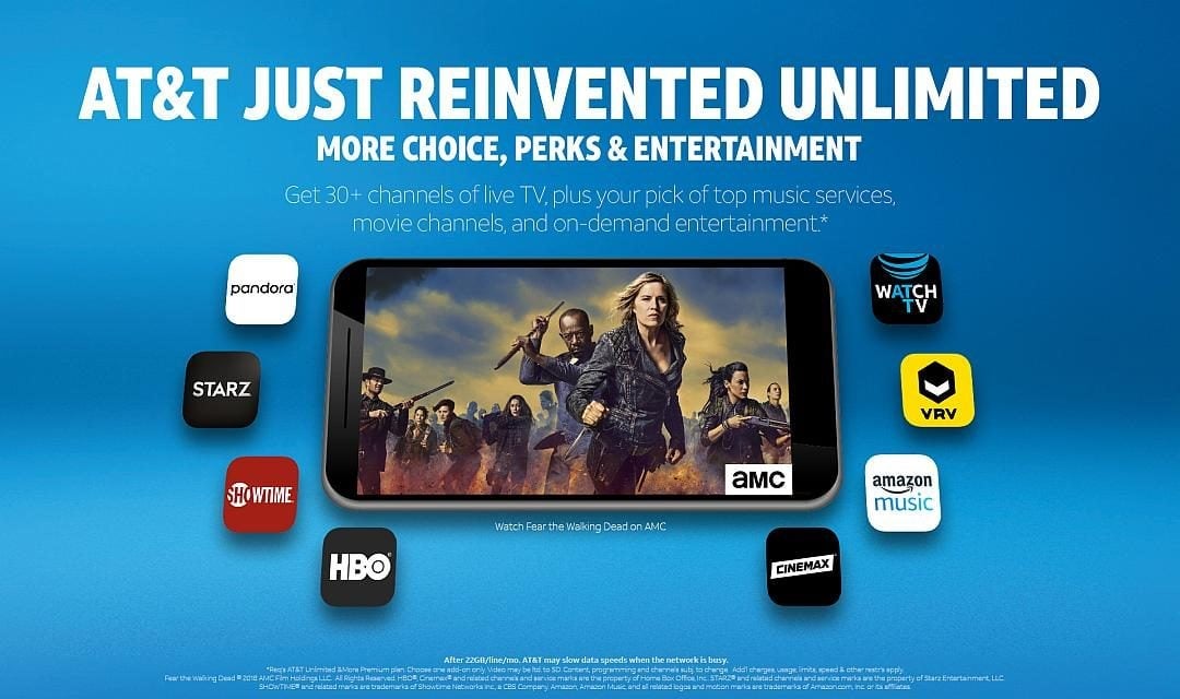 ATT Announces WatchTV And New Unlimited Plans