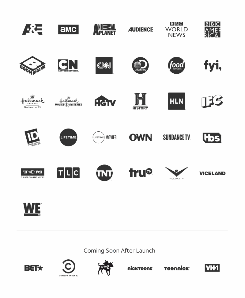 AT&T WatchTV Channel Lineup