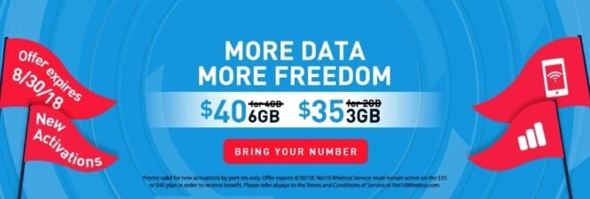 NET10 Wireless Offering Fifty Percent More Data For Life To New Customers