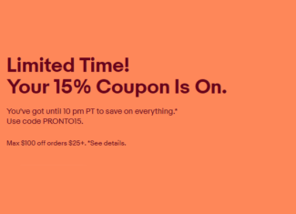 eBay Flash Sale Will Get You 15 Percent Off Most Orders