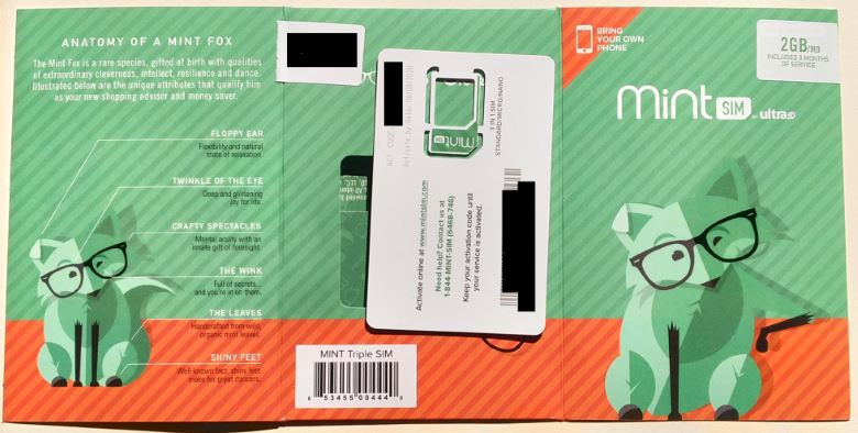 Mint Mobile's 3 In 1 SIM Card Kit With 3 Months Of 2GB Data