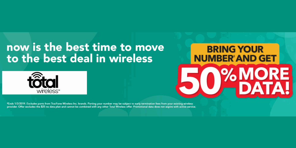 Total Wireless And Straight Talk Wireless Offering 50% More Data To Select Customers