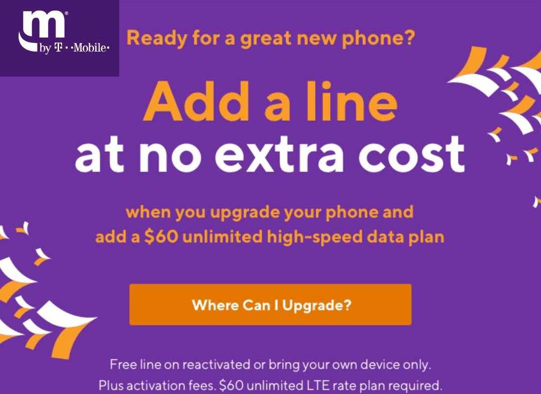 t mobile deals when you add a line